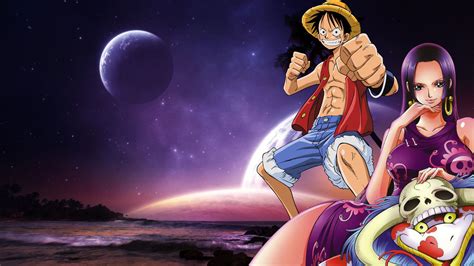 Monkey D Luffy And Boa Hancock Wallpaper 4 By Drumsweiss On Deviantart