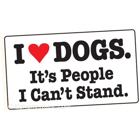 I Heart Dogs Bumper Sticker