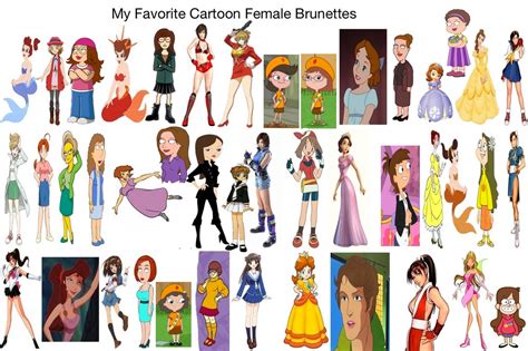 My Favorite 43 Cartoon Brunettes By Darthraner83 On Deviantart