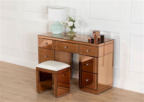 Dining room sets by ashley furniture homestore from the latest styles of bar furniture to dining room sets, ashley homestore combines the latest trends with technology to give you the very best for your home. Monroe Dressing Table Set with Mirrored Stool in Rose Gold ...