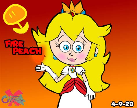 Fire Peach From The Super Mario Bros Movie By Malachiultimatekid On