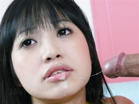 Watch Porn Pictures From Video Kotomi Asakura Asian Has Cum On Lips From Sucking Hard Penises