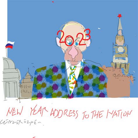 New Year Message From Kremlin By Gungor Media Culture Cartoon TOONPOOL