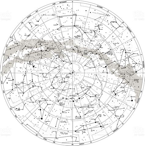 Star Chart Northern Hemisphere
