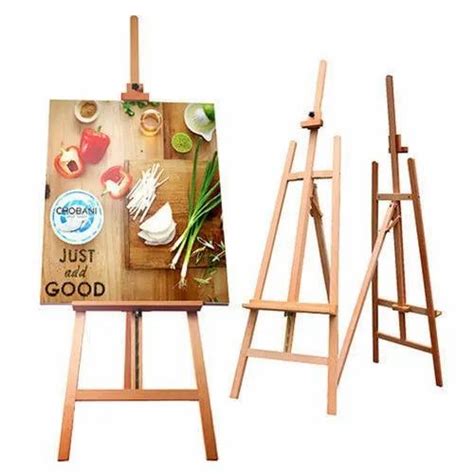Brown Pine Wood Portable Wooden Easel Stand For Display At Rs 750