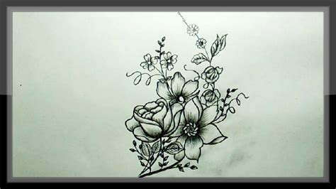 Cool Easy Drawings Pencil Drawing A Beautiful Flower Design Youtube