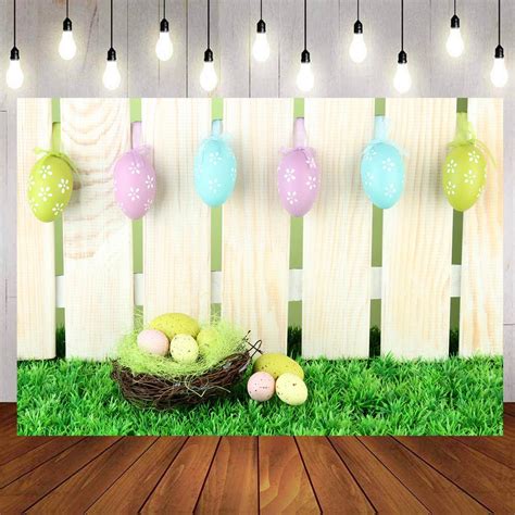 Easter Theme Backdrop Easter Egg Spring Background For Photography Stu