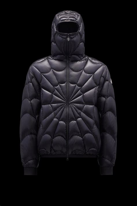 Black Spider Down Jacket By Moncler Jellibeans
