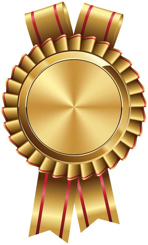 Red Gold Seal Badge Png Transparent Image Logo Design