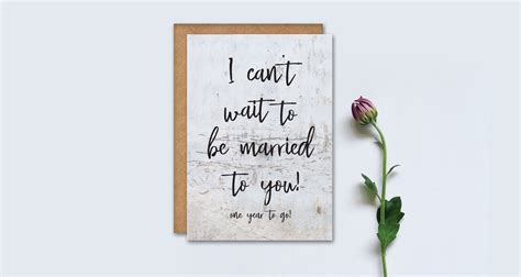 Wedding Countdown Card One Year Until We Are Married Card Etsy