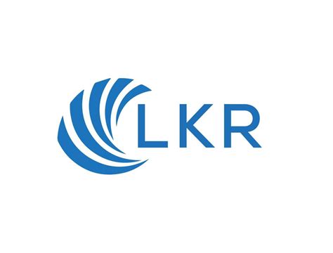 Lkr Abstract Business Growth Logo Design On White Background Lkr