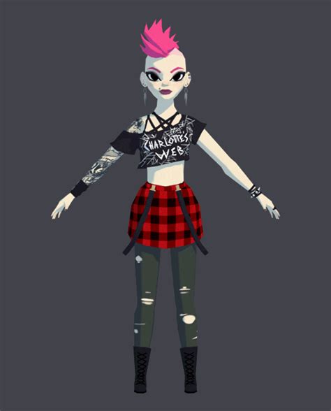 And Now Its Done A Pink Haired Punk Girl Largely Theninjaswife