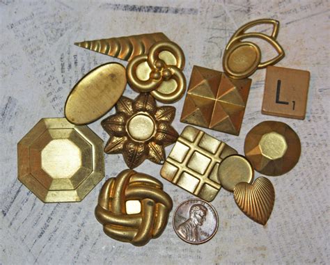 Metal Findings For Jewelry Making Or Art Bezels Discs 12