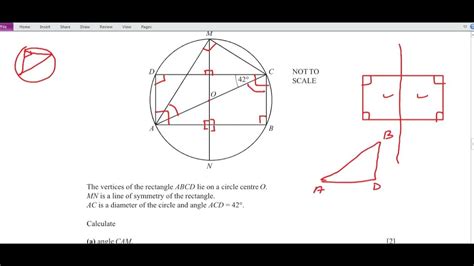 Circle Theorem Lesson 3 Igcse Youtube
