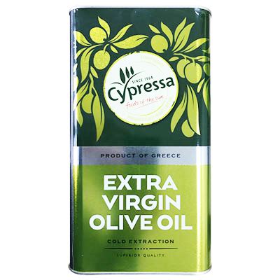 Cypressa Extra Virgin Olive Oil Litre Tin Aspris