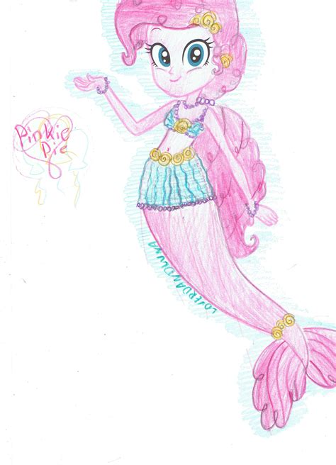 Pinkie Pie As Equestria Mermaid Pinkie Pie Mermaid Pinkie
