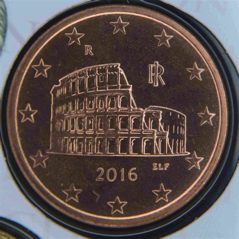 Italy Euro Coins Unc 2016 Value Mintage And Images At Euro Coinstv
