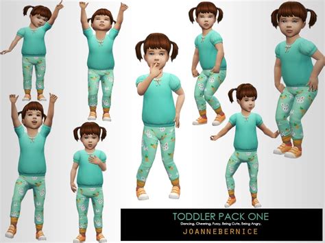 Joannebernices Toddler Pose Pack 1