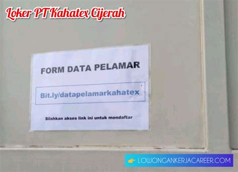 Do you want to learn more about bit.iy/data pelamar kahatex?. Lowongan Kerja PT Kahatex Cijerah 2020 Via Online ...