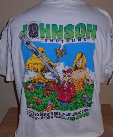 Vintage 1993 Big Johnson Hunting T Shirt Xl By Vintagerhino247 On Etsy Big Johnson T Shirts