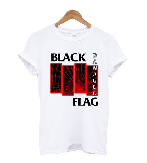 Black Flag Damaged T Shirt