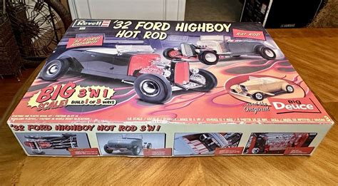 Revell Ford Highboy Roadster Hot Rod In Factory Sealed Kit