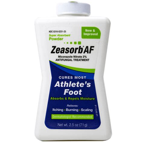 Zeasorb Anti Fungal Athletes Foot Treatment Powder 25 Oz