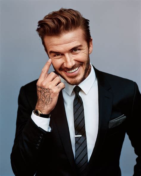 See All The Photos From David Beckhams Gq Cover Shoot Men Haircut