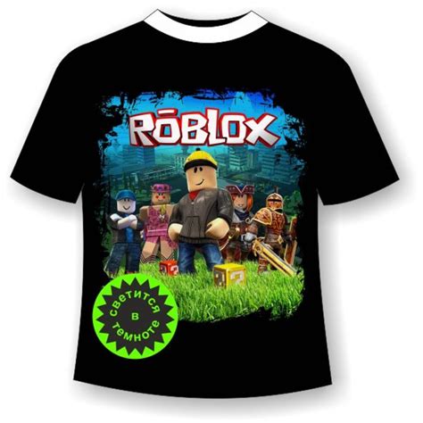 Футболки Роблокс купить футболки с принтом и надписью игры Roblox