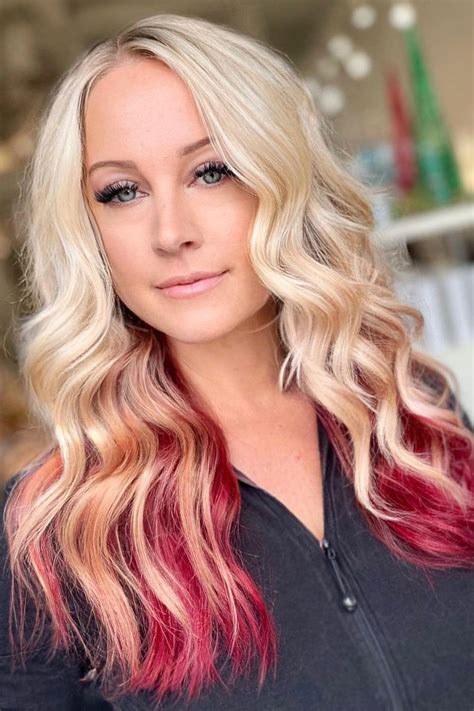 The Magical Power Of Vibrant Underdye Hair Trend Love Hairstyles