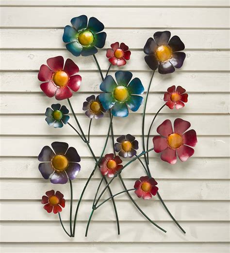 Metal Flower Wall Art Plowhearth