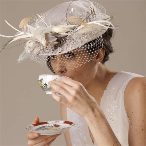 high tea hat for bridal shower