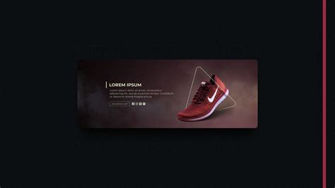 Facebook Cover Design Idea For Sneaker On Behance