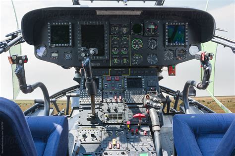 Helicopter Control Dashboard Close Up By Rgandb Images Stocksy United