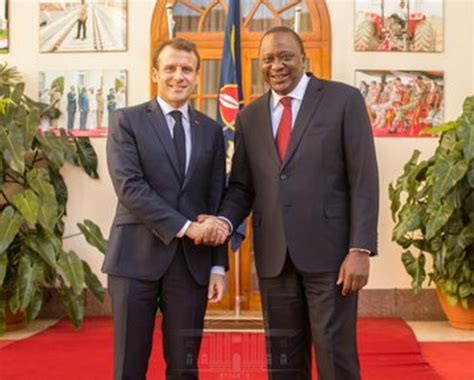 What Uhuru discussed with French President Emmanuel Macron