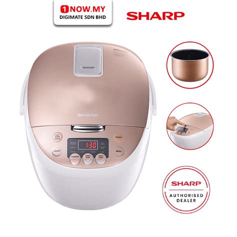 SHARP 1 8L Rice Cooker KSC186GL Digital LED Touch Control Great Menu