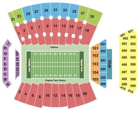 This seating map features a complete layout of carter finley stadium seats and the locations of different ticket tiers. North Carolina Tar Heels tickets college/football - ACC UNC Football tickets