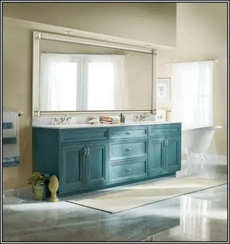 Our first choice is these puzzle large bathroom mirrors. Brushed Nickel Bathroom Mirror as Sweet Wall Decoration ...