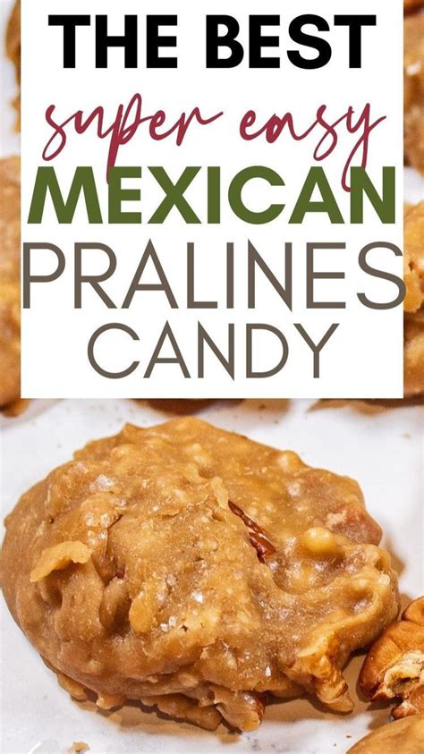 Super Easy Mexican Pralines Candy Recipe