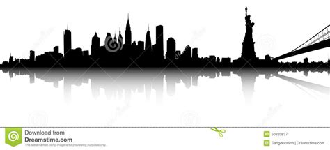 New York Landscape Stock Vector Illustration Of Cityscape 50320837