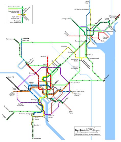 Dc Metro Map Purple Line