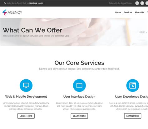 Agency Services Page The Landing Factory