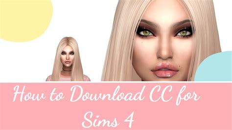 How To Download Cc For Sims 4 The Sims Resource Youtube