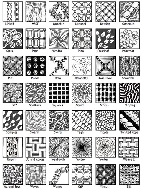 Pdf zentangle patterns flowers setiopolispainting. 30+ Easy Zentangle Patterns to Give You Great Ideas For Your Own Zentangle Art - I AM BORED