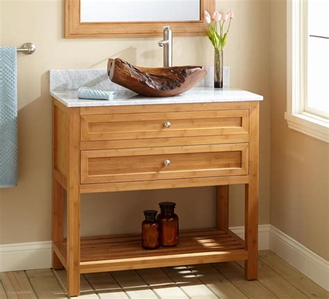 Shallow vanities can be necessitated for a variety of reasons. Charming Narrow Depth Bathroom Vanity - Narrow Bathroom ...