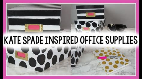 Discover kate spade new york's homeware collection. DIY Kate Spade Inspired Office Supplies | Kate spade diy ...