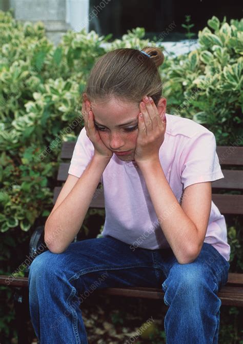 Depressed Girl Stock Image M2450657 Science Photo Library