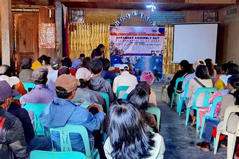 Pia Agencies Join Barangay Assembly In 3 Tinoc Villages
