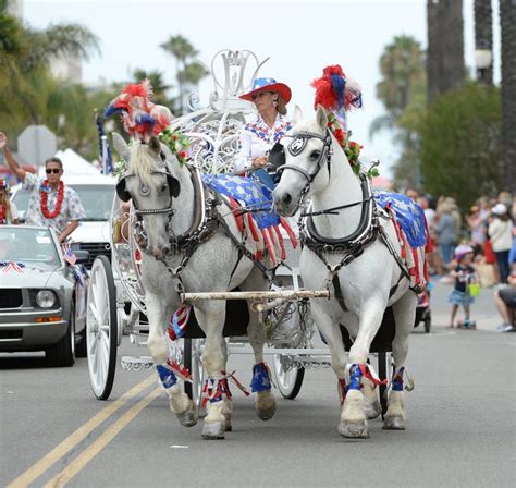 2022 Huntington Beach 4th Of July Parade California Usa Editorial