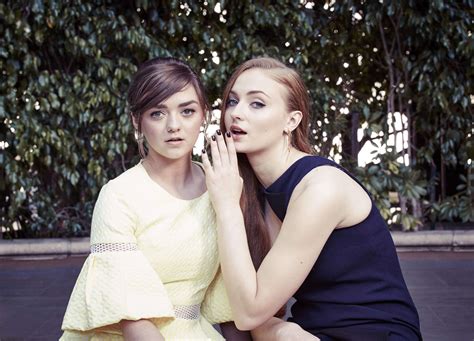 Sophie Turner And Maisie Williams Wallpaperhd Celebrities Wallpapers